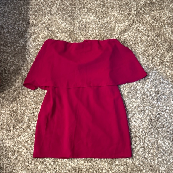 Amanda Uprichard Topanga Fuschia Mini Dress - Picture 3 of 4
